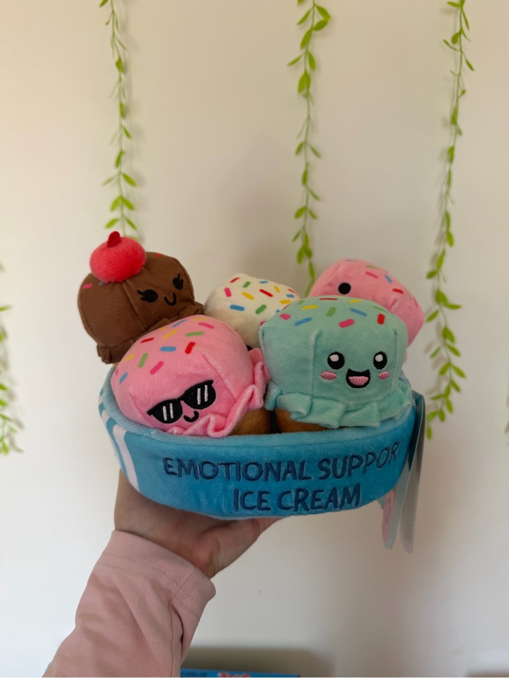Plush Ice Cream Scoop Set - Multicolor Emotional Support Toy